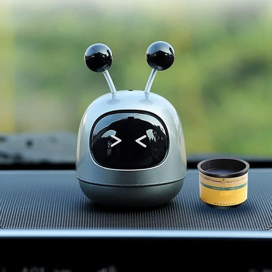 Robot Car Air Freshener - Stylish Dashboard Fragrance Diffuser