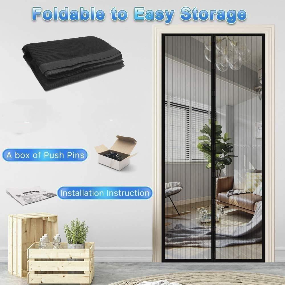 Magnetic Mesh Door Curtain - Anti Mosquito Screen Net for Home