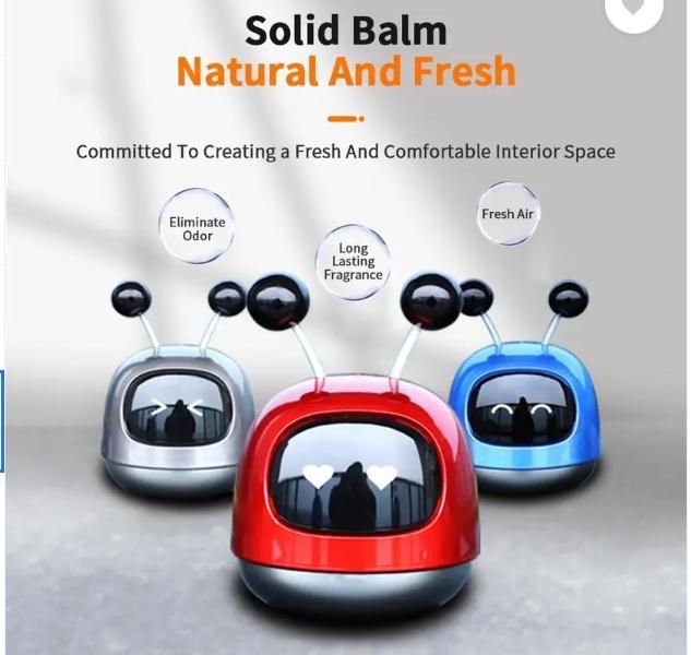 Robot Car Air Freshener - Stylish Dashboard Fragrance Diffuser