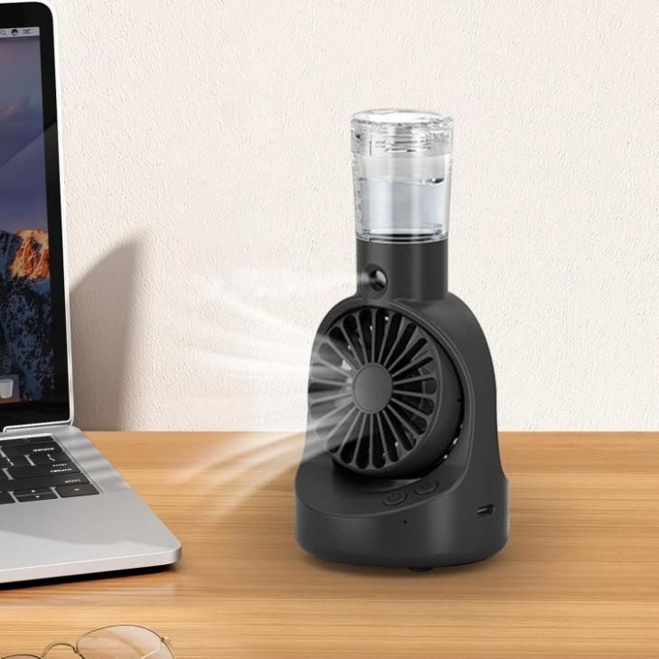 Portable Rechargeable Handheld Spray Cooling Fan - Beat the Heat