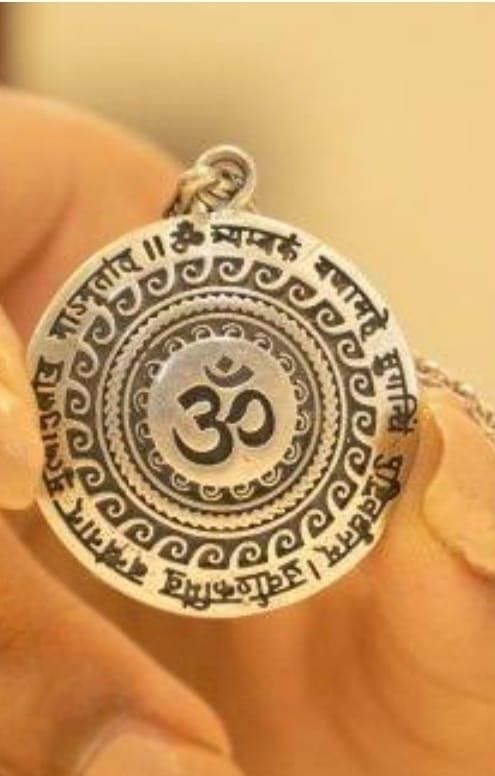 OM Mantra Pendant - Stainless Steel Sacred Symbol Jewelry