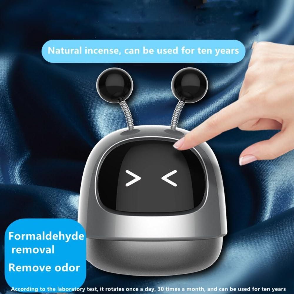 Robot Car Air Freshener - Stylish Dashboard Fragrance Diffuser