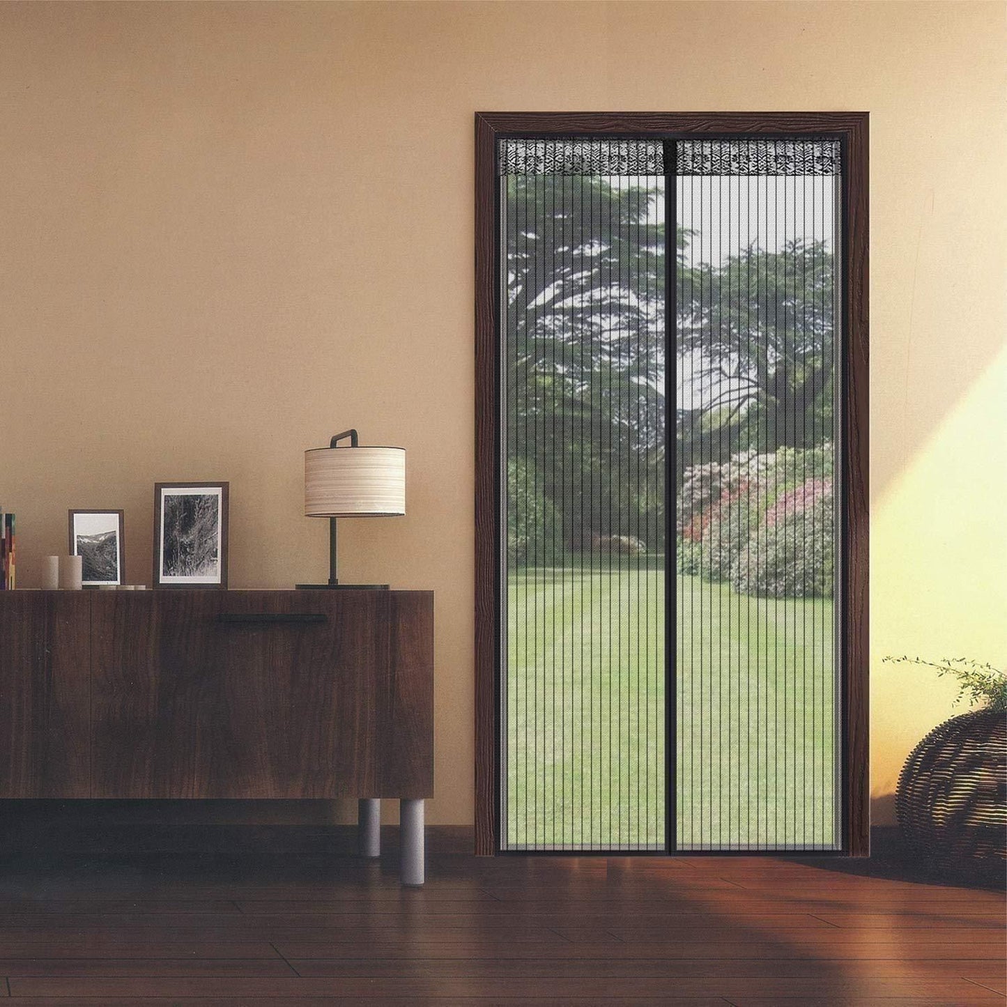 Magnetic Mesh Door Curtain - Anti Mosquito Screen Net for Home