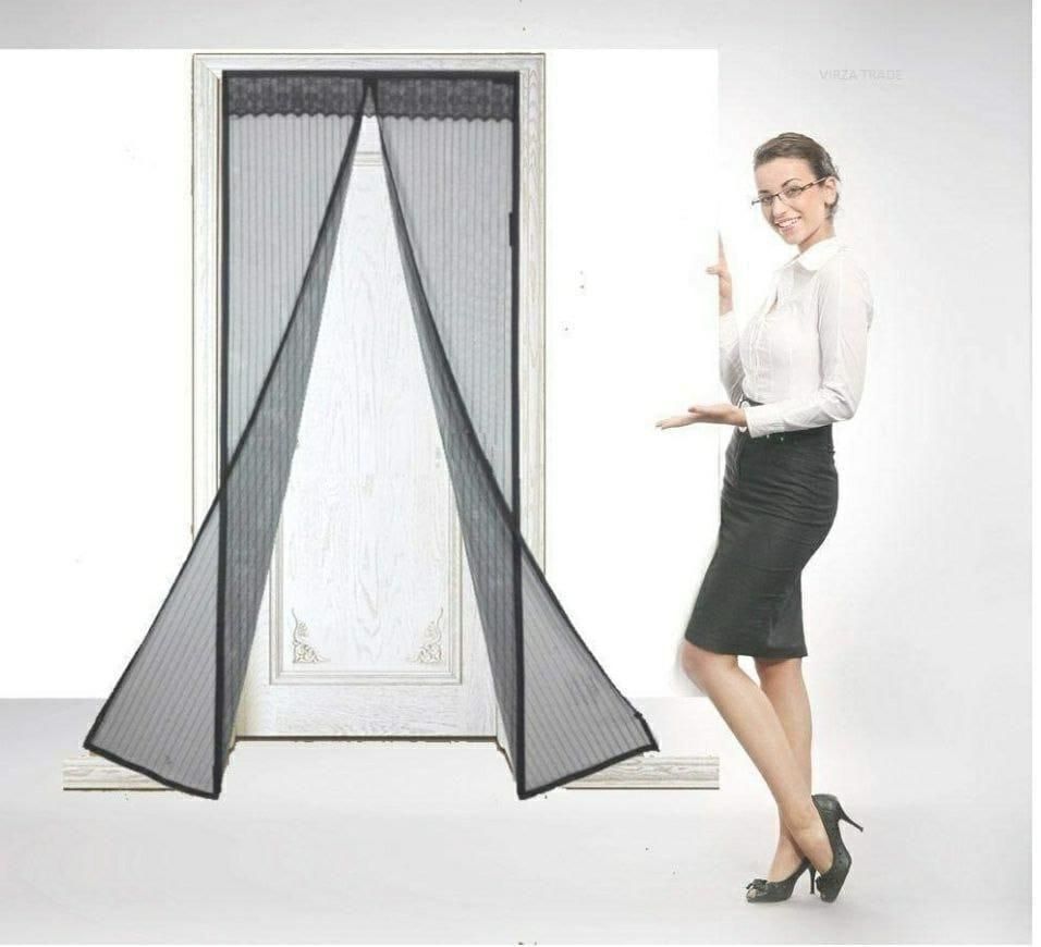 Magnetic Mesh Door Curtain - Anti Mosquito Screen Net for Home