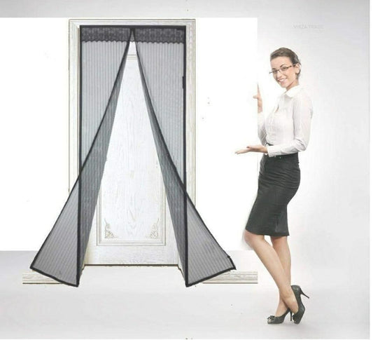 Magnetic Mesh Door Curtain - Anti Mosquito Screen Net for Home